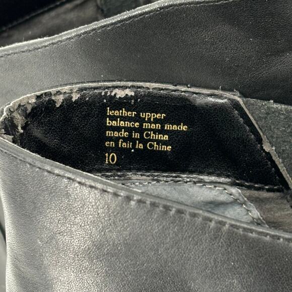 Seychelles Wedge Ankle Bootie Black Leather Boot Side Zip Women's Size 10 - Picture 8 of 10